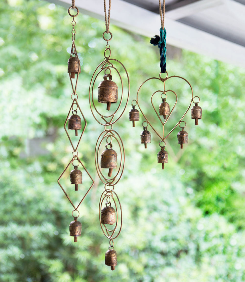 Ushas Dawn Long Rustic Bell Wind Chime - Hand Tuned by Matr Boomie