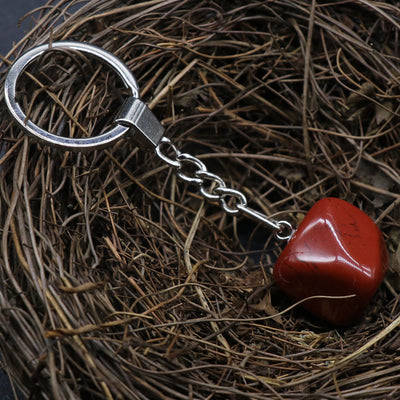 Natural Stone Keychains - Carry Nature's Beauty Everywhere 🤍