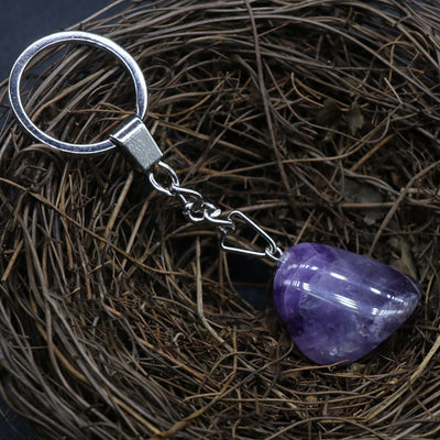 Natural Stone Keychains - Carry Nature's Beauty Everywhere 🤍