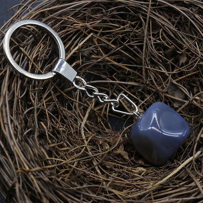 Natural Stone Keychains - Carry Nature's Beauty Everywhere 🤍