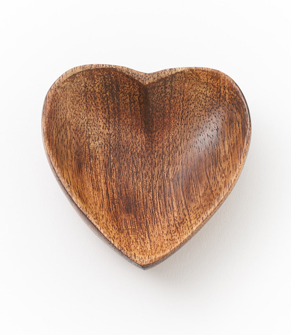 Alaya Heart Wooden Jewelry Catch All Tray - Handcrafted by Matr Boomie