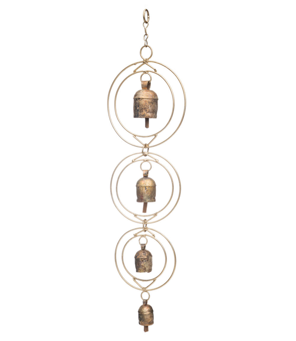 Ushas Dawn Long Rustic Bell Wind Chime - Hand Tuned by Matr Boomie