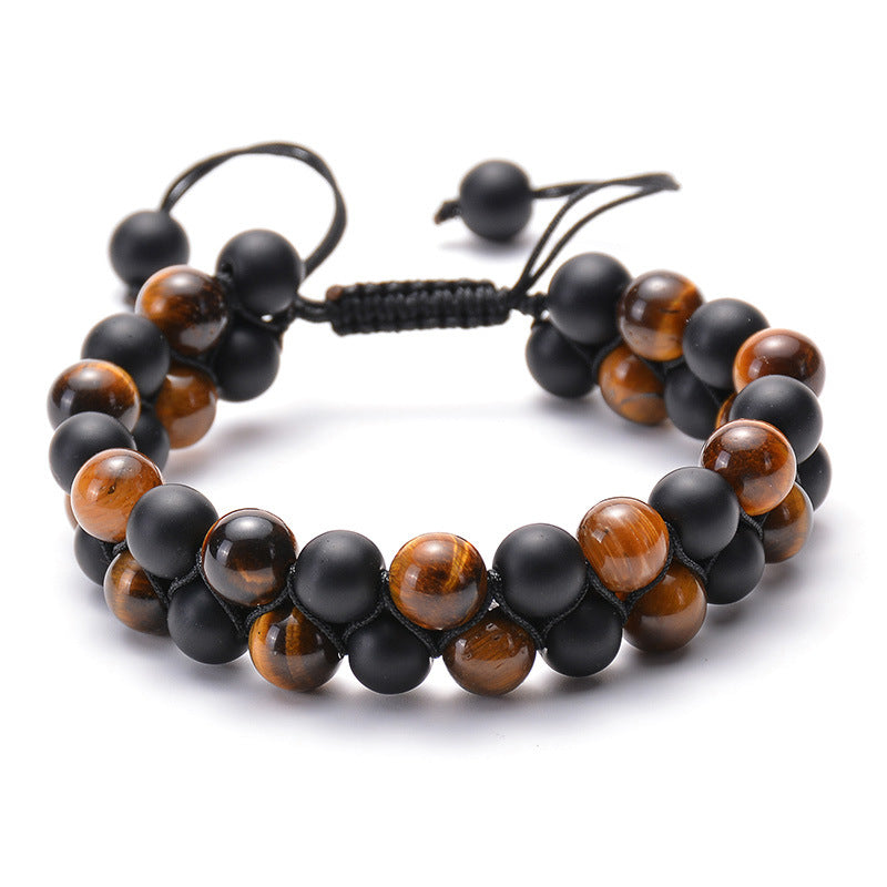 Tiger Eye Lava Stone Beaded Bracelets