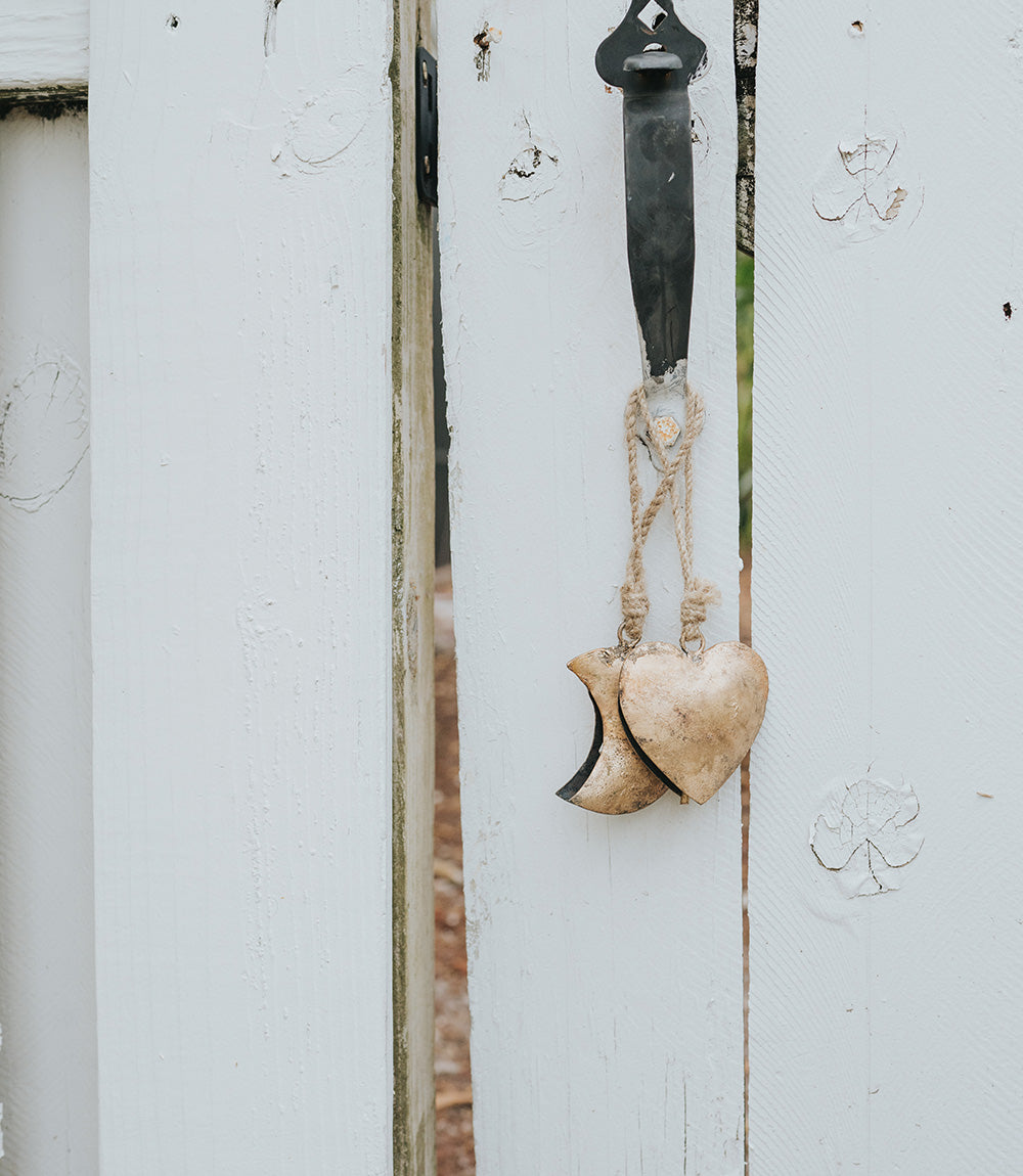 Alaya Heart Wind Chime - Rustic Bell by Matr Boomie