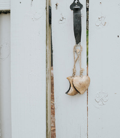 Alaya Heart Wind Chime - Rustic Bell by Matr Boomie