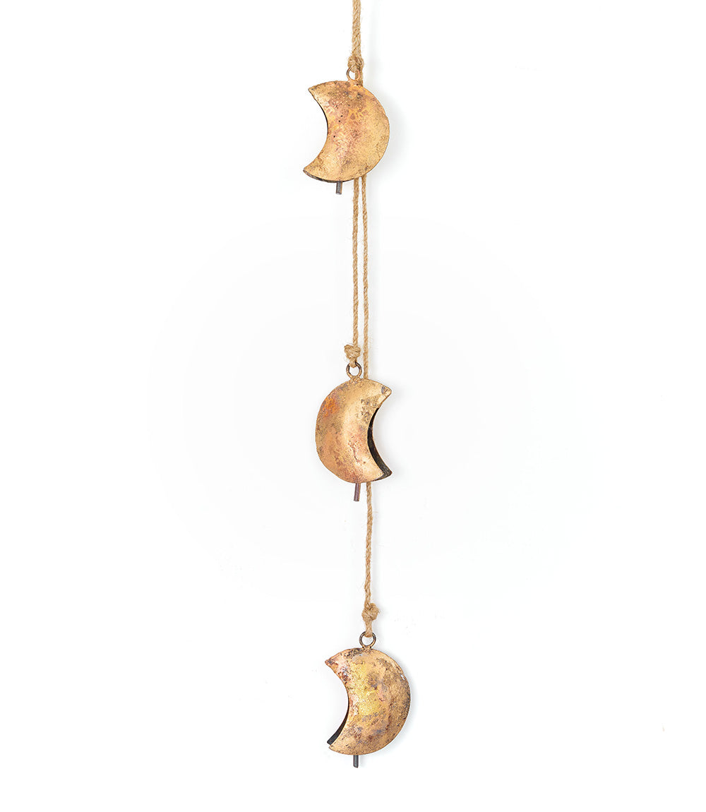 Indukala Moon Trio Wind Chime - Rustic bell by Matr Boomie