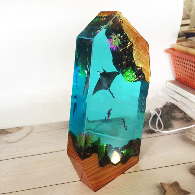 Ocean Explorer Resin Nightlight - Dive into Tranquility