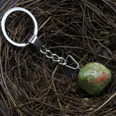 Natural Stone Keychains - Carry Nature's Beauty Everywhere 🤍