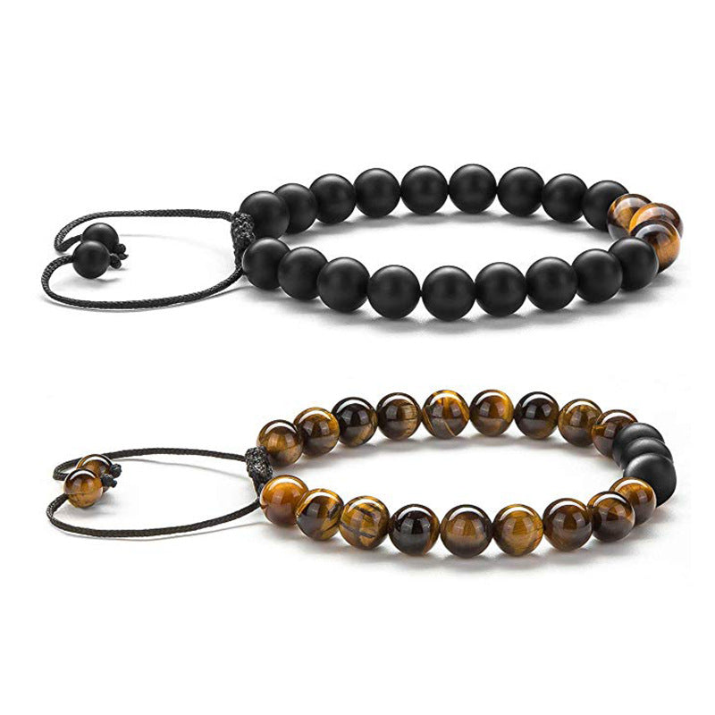 Tiger Eye Lava Stone Beaded Bracelets