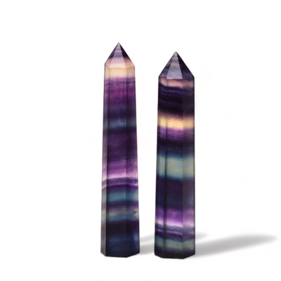 Small Rainbow Fluorite Towers