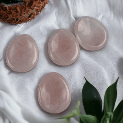 @ Rose Quartz Worry Stone @