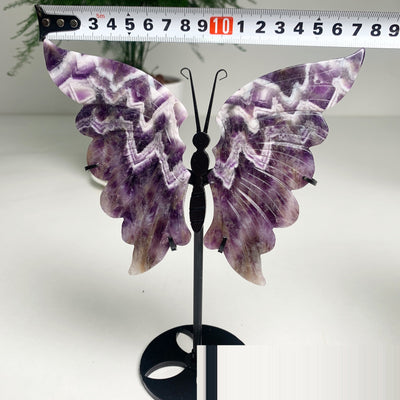 Dream Amethyst Butterfly Wing Carving 🤍