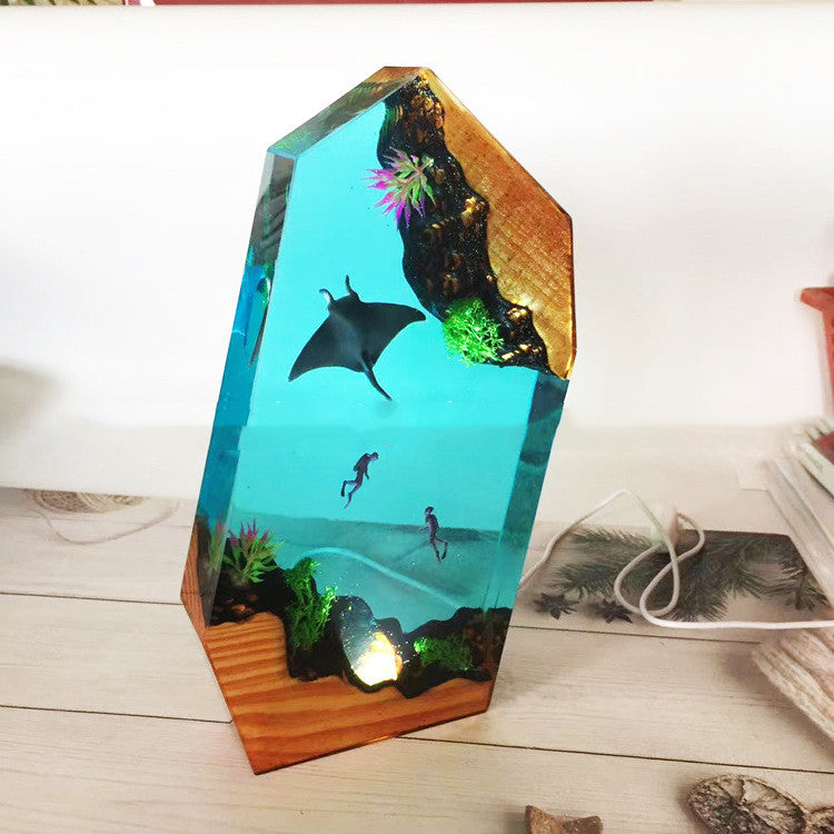 Ocean Explorer Resin Nightlight - Dive into Tranquility