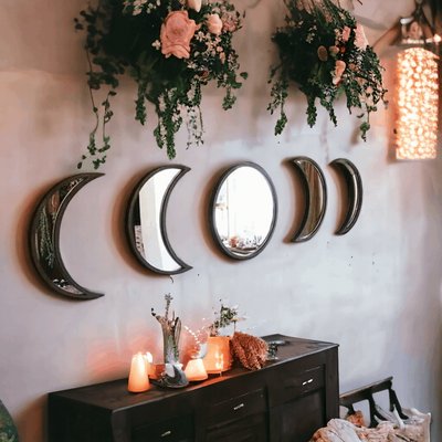 5pc Moon Wall Mirror Set by The Cursed Closet