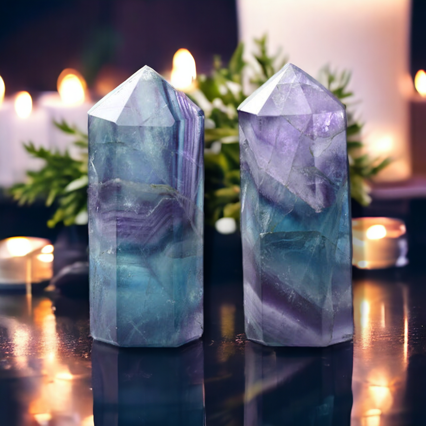 Small Fluorite Towers