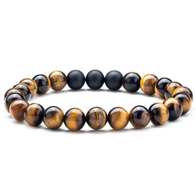 Tiger Eye Lava Stone Beaded Bracelets