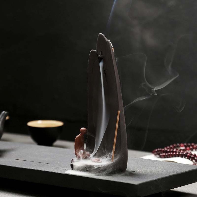 Ceramic backflow incense burner🤍