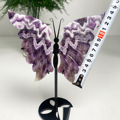 Dream Amethyst Butterfly Wing Carving 🤍