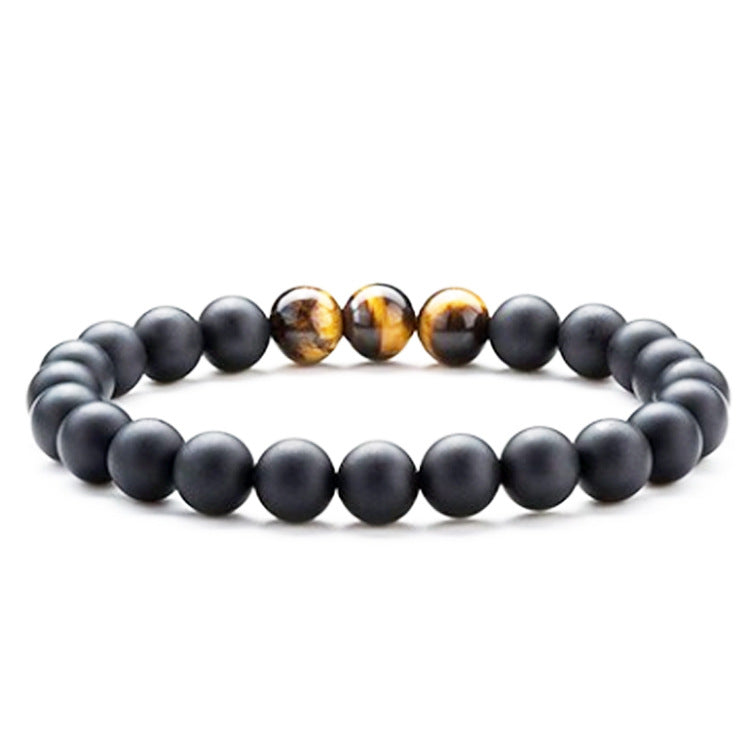 Tiger Eye Lava Stone Beaded Bracelets