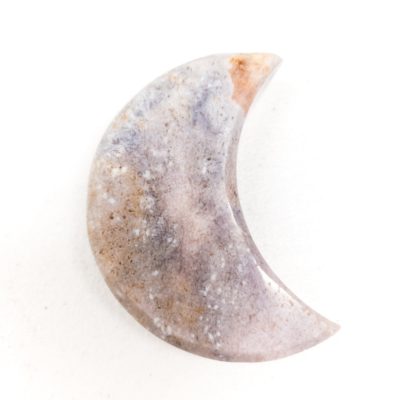 Pink Amethyst Crescent Moons by Whyte Quartz