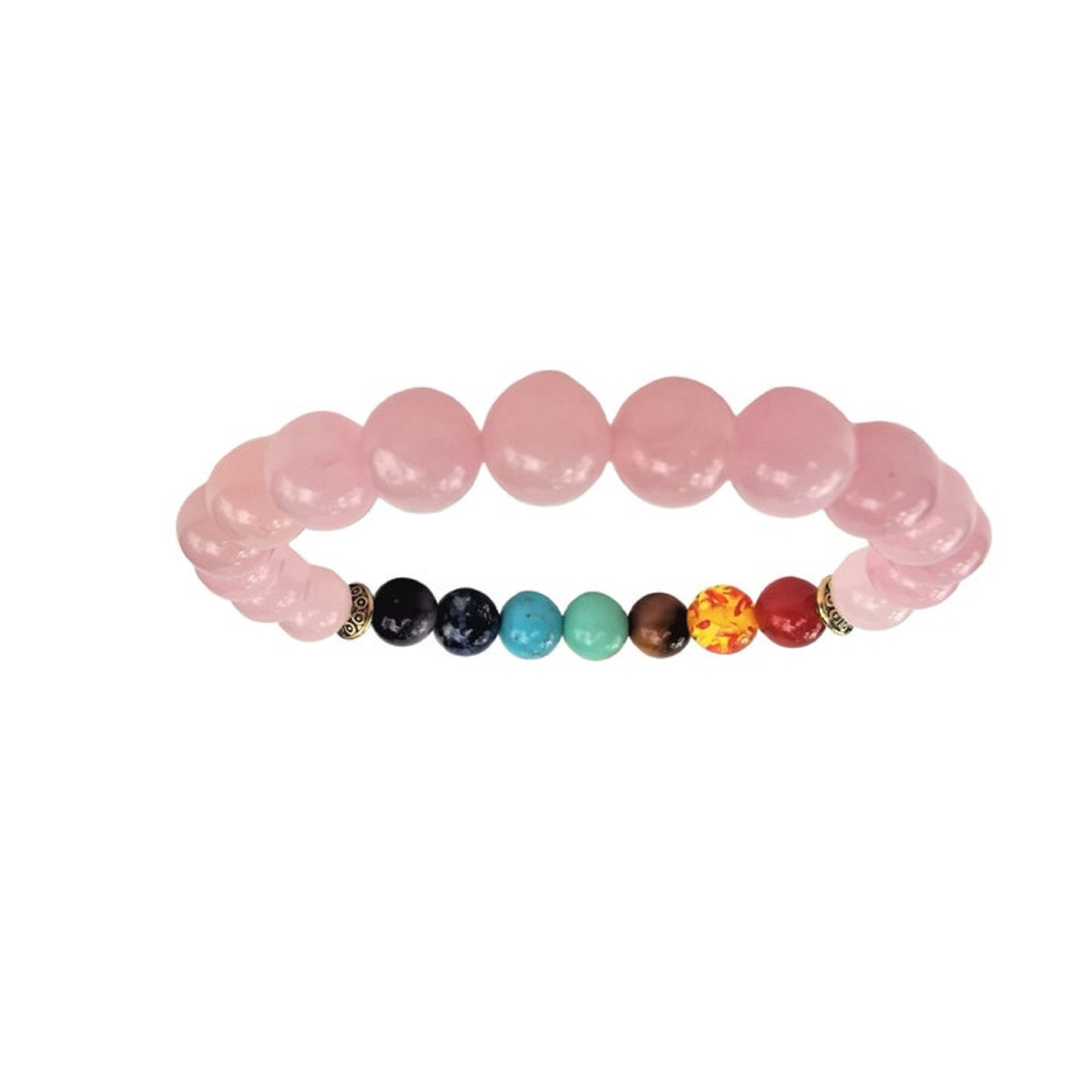 Rose Quartz Chakra Healing and Self Love Bracelet by OMSutra