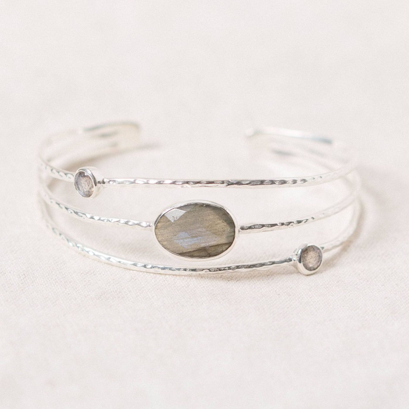 Labradorite Golden or Silver Bracelet by Tiny Rituals