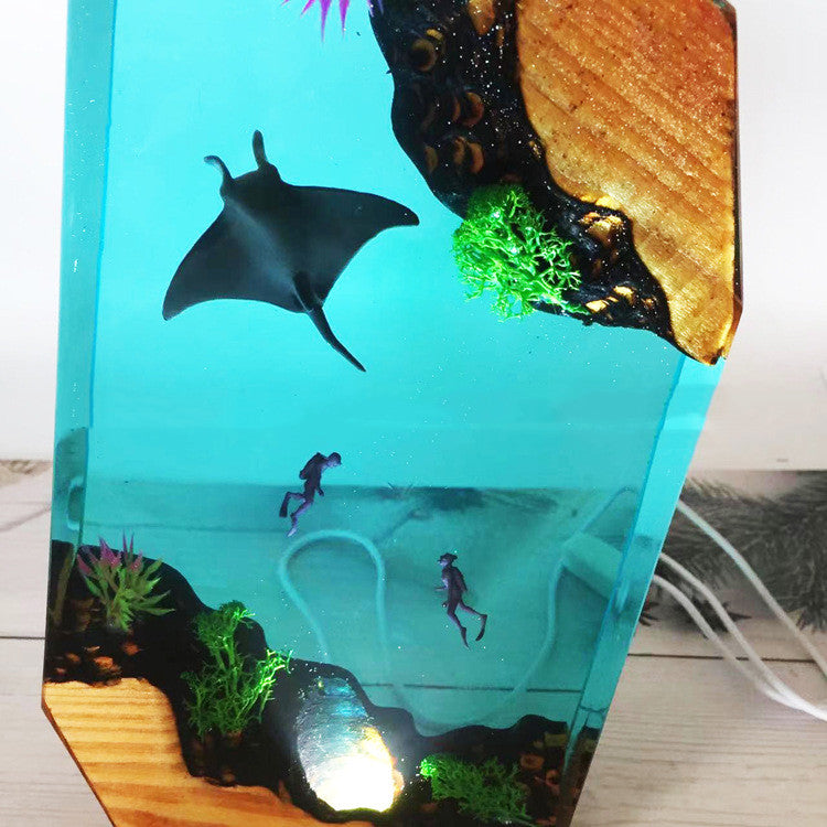 Ocean Explorer Resin Nightlight - Dive into Tranquility