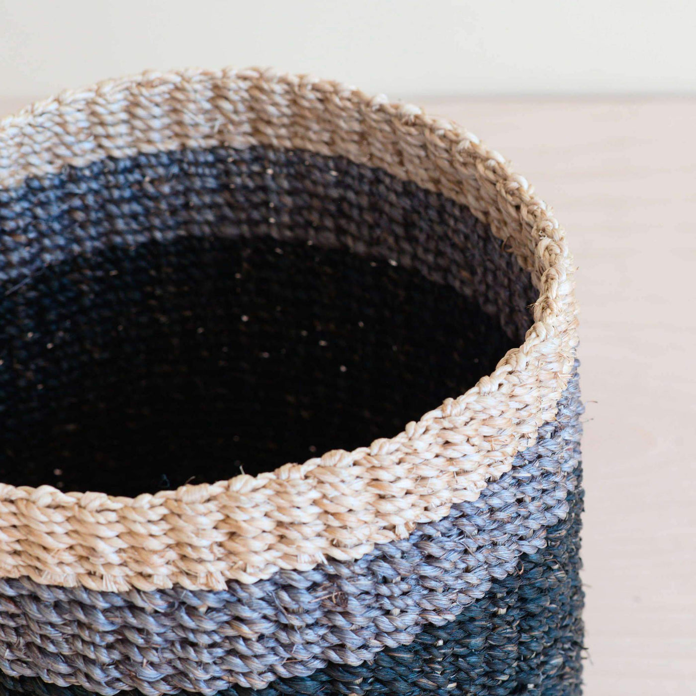 Black Tabletop Mini Basket - Handmade Baskets | LIKHÂ by LIKHÂ