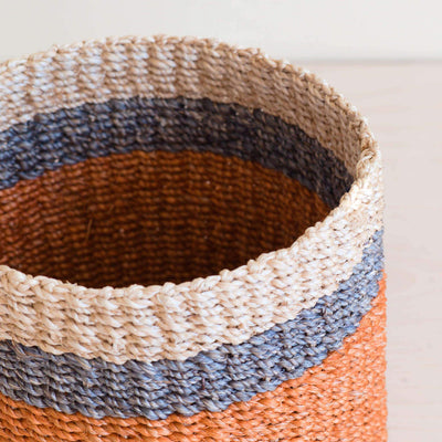 Coral Tabletop Mini Basket - Handwoven Baskets | LIKHÂ by LIKHÂ