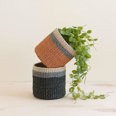 Coral Tabletop Mini Basket - Handwoven Baskets | LIKHÂ by LIKHÂ