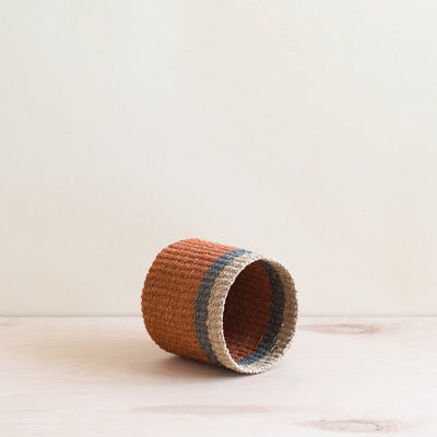 Coral Tabletop Mini Basket - Handwoven Baskets | LIKHÂ by LIKHÂ