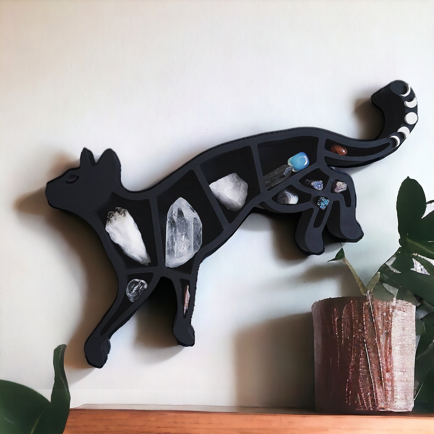 Wooden Cat Display Shelf