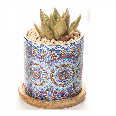 Mandala Planter Set of 4 by ClaudiaG Collection