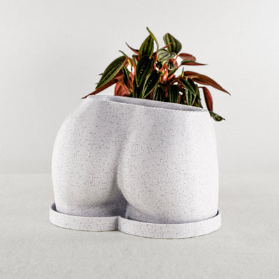 Butt Plant Pot with drainage and Drip trays by Rosebud HomeGoods