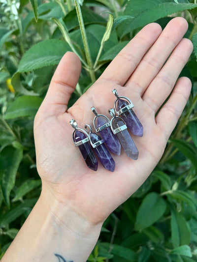 AMETHYST PENDANT by HarleyRae