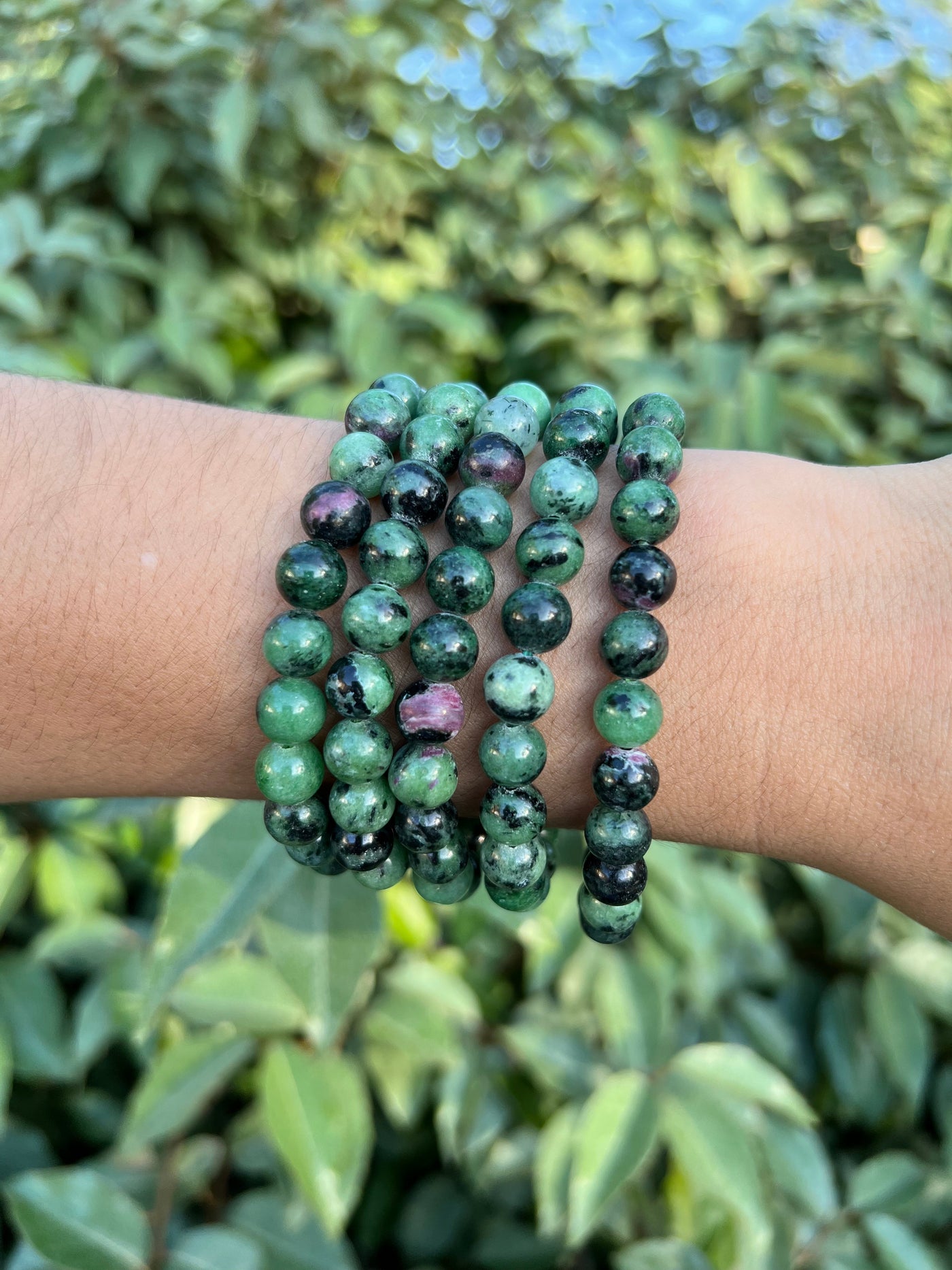 RUBY ZOISITE BRACELET by HarleyRae