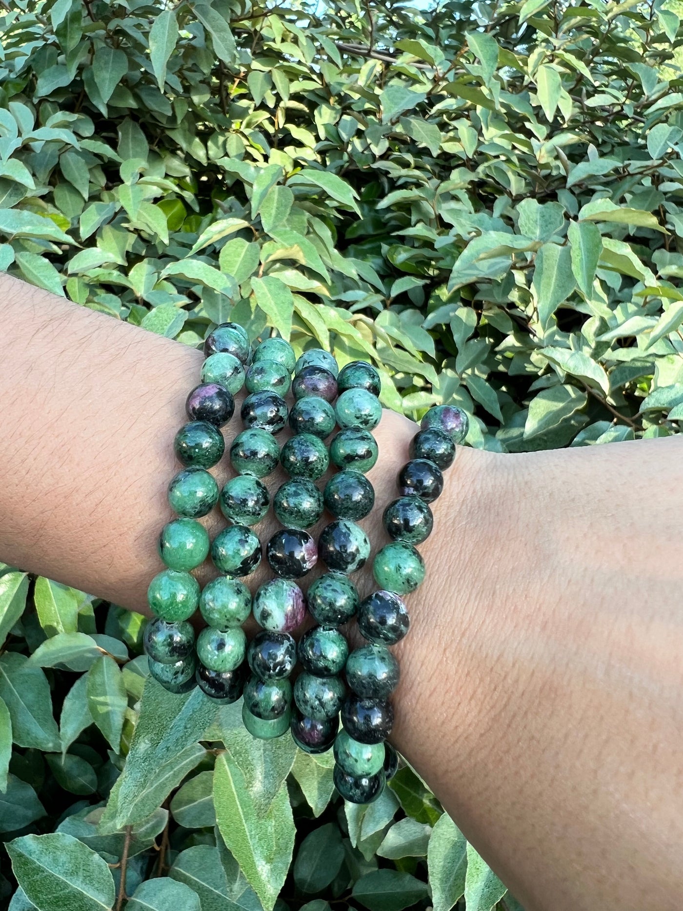 RUBY ZOISITE BRACELET by HarleyRae