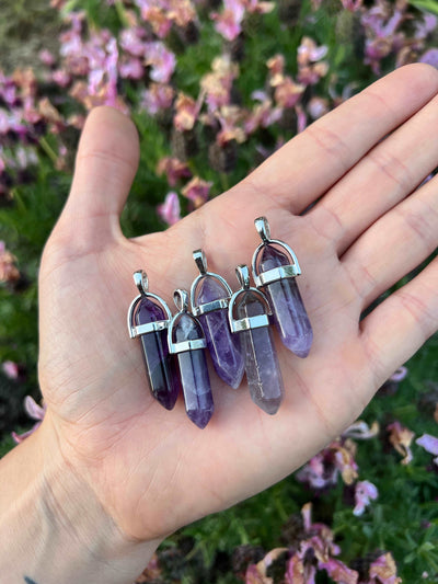 AMETHYST PENDANT by HarleyRae