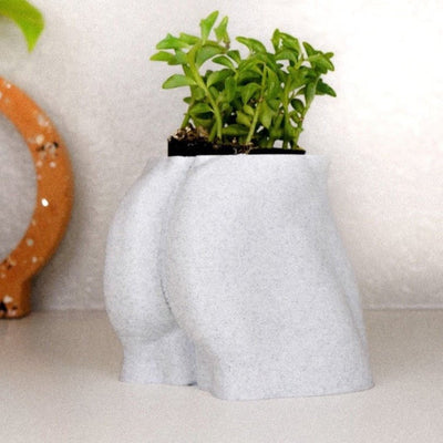 Muscle Butt Planter, Funny White Elephant Gifts for Plant Lovers by Rosebud HomeGoods