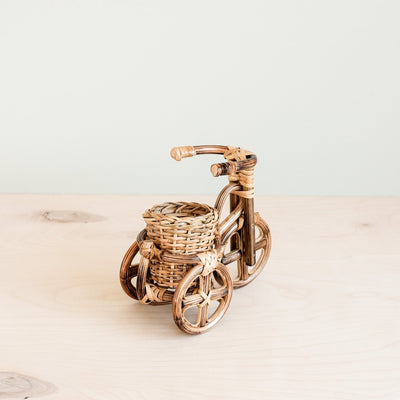 Bicycle Rattan Planter, small - Handmade Planters | LIKHÂ by LIKHÂ