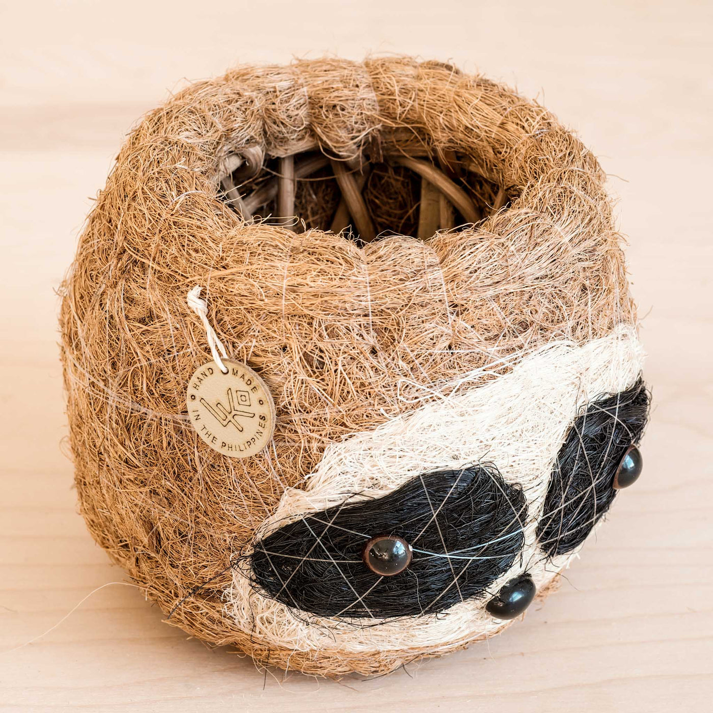 Three-tone Sloth Coco Coir Planter - Handmade Planters | LIKHÂ by LIKHÂ