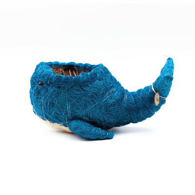 Wicker Whale Planter - Coco Planter | LIKHÂ by LIKHÂ