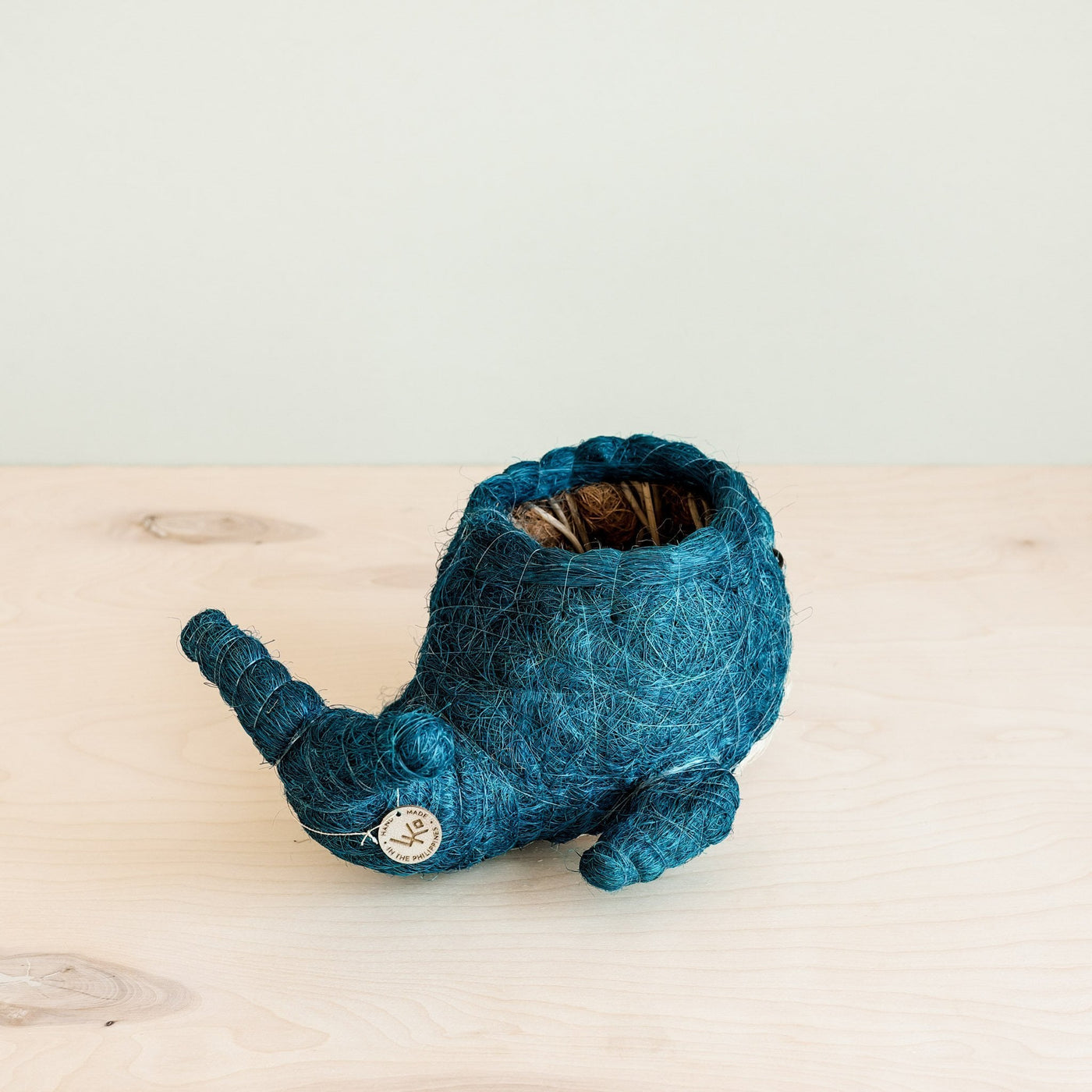 Wicker Whale Planter - Coco Planter | LIKHÂ by LIKHÂ