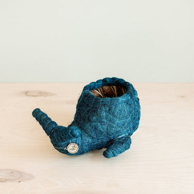 Wicker Whale Planter - Coco Planter | LIKHÂ by LIKHÂ