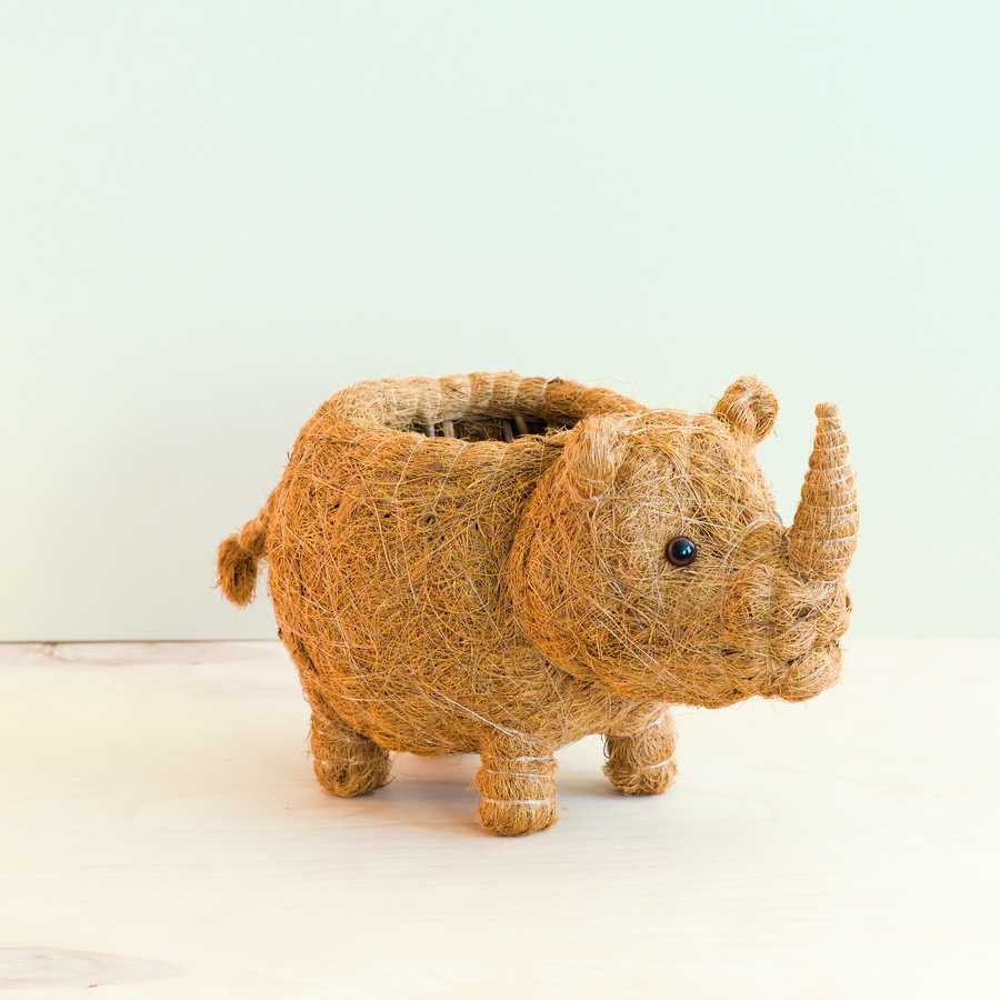 Rhino Planter - Coco Coir Pot | LIKHÂ by LIKHÂ