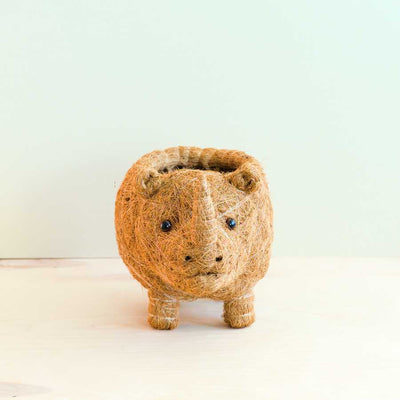 Rhino Planter - Coco Coir Pot | LIKHÂ by LIKHÂ