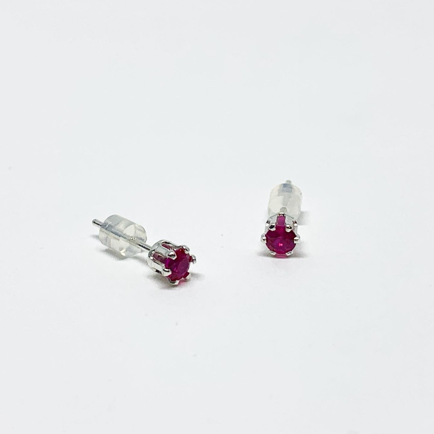 Ruby Birthstone Earrings - July Birthstone by Jennifer Cervelli Jewelry