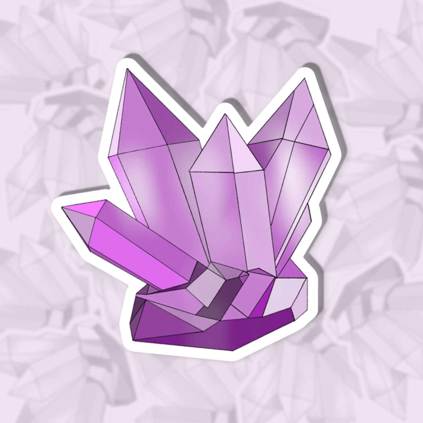 Crystal Sticker - Purple by BOBBYK